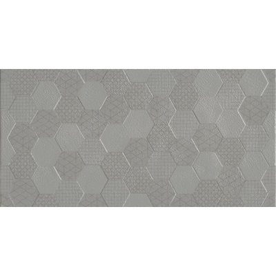 Плитка для стін Kale Grafen RM-8299 Hexagon Grey 30x60 10449 фото