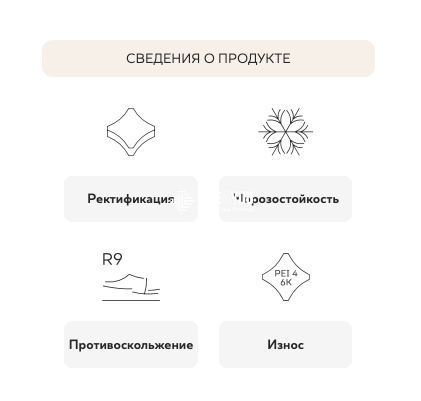 Керамогранит Paradyz | Ennis U117 Light Beige Gres Szkl. Rekt. Polpoler 119,8X59,8 18576 фото