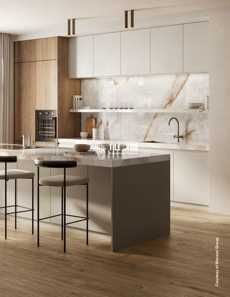 Керамограніт Ragno | Плитка 60*120 Incanto Onice Perla Glossy Ret Rdf1 208711 фото