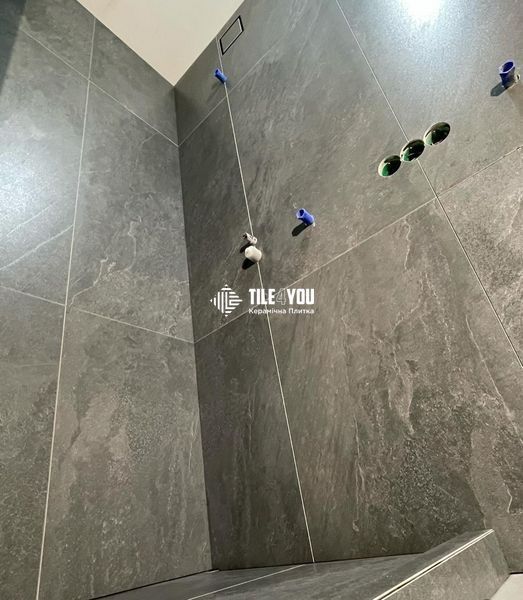 Керамограніт Teo Ceramics (Allore) | Soft Slate Anthracite F PC 600x600x8 R Sugar 1 60131271 фото