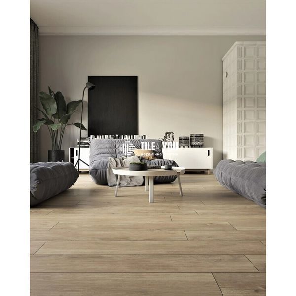 Керамогранит StarGres | Scandinavia Cream Rect 20x120 13912 фото