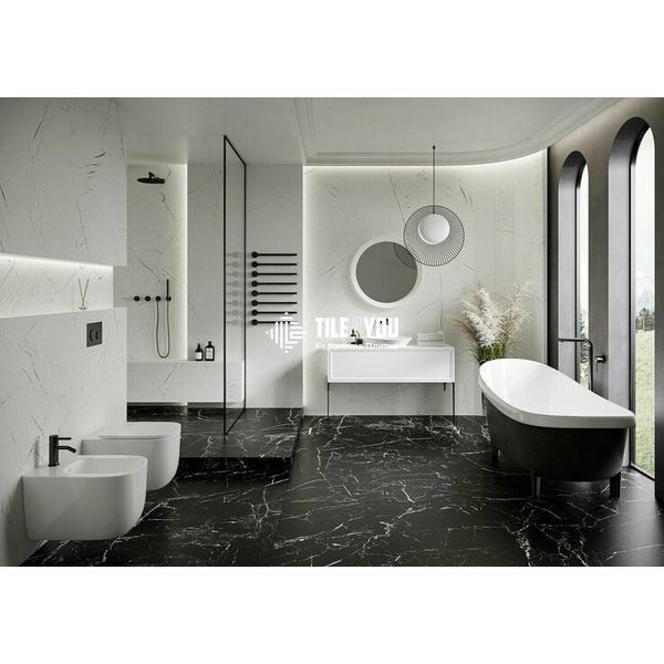 Керамограніт Cerrad | Marmo Marocco Black RECT 597x1197x8 18948 фото