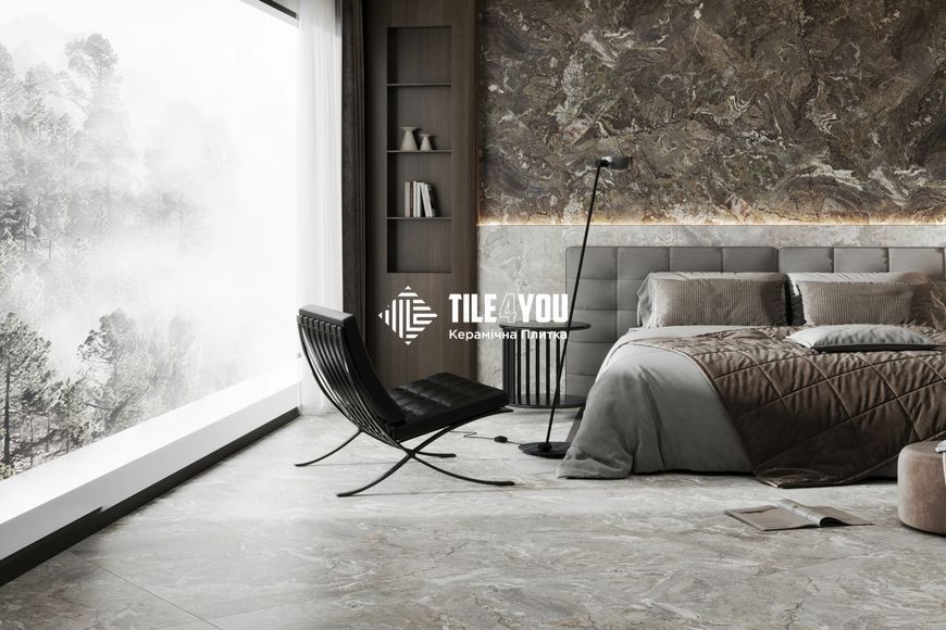 Керамограніт Teo Ceramics | Magnifica Grey F P 600x600x8 R Sumat 1 19278 фото