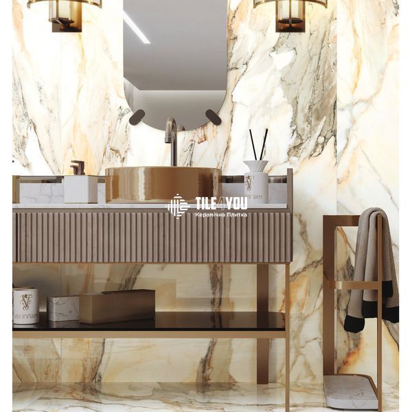 Керамограніт Cerrad | Calacatta Gold Poler 119,7X59,7 17137 фото