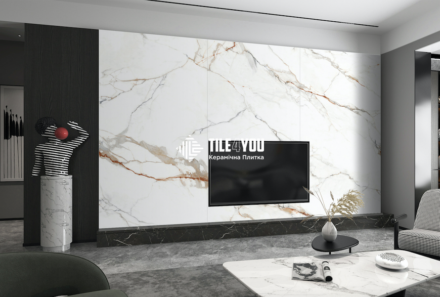 Керамогранит INSPIRO | 1227DG30 Carrara Gold Mat, 1200x2700 18333 фото