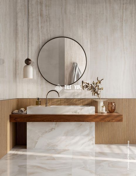 Керамограніт Ragno | Плитка 60*120 Incanto Onice Venato Avorio Glossy Ret Rdf2 208713 фото