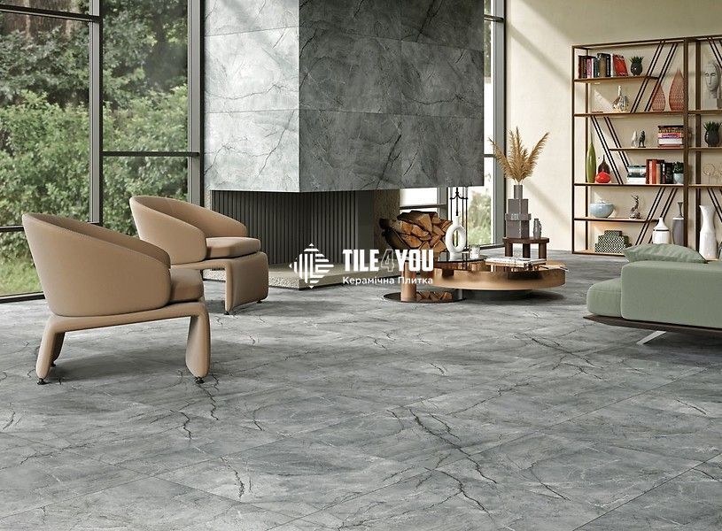 Керамограніт Cersanit | Silver Heels Graphite Matt 59,8x119,8 см 16287 фото