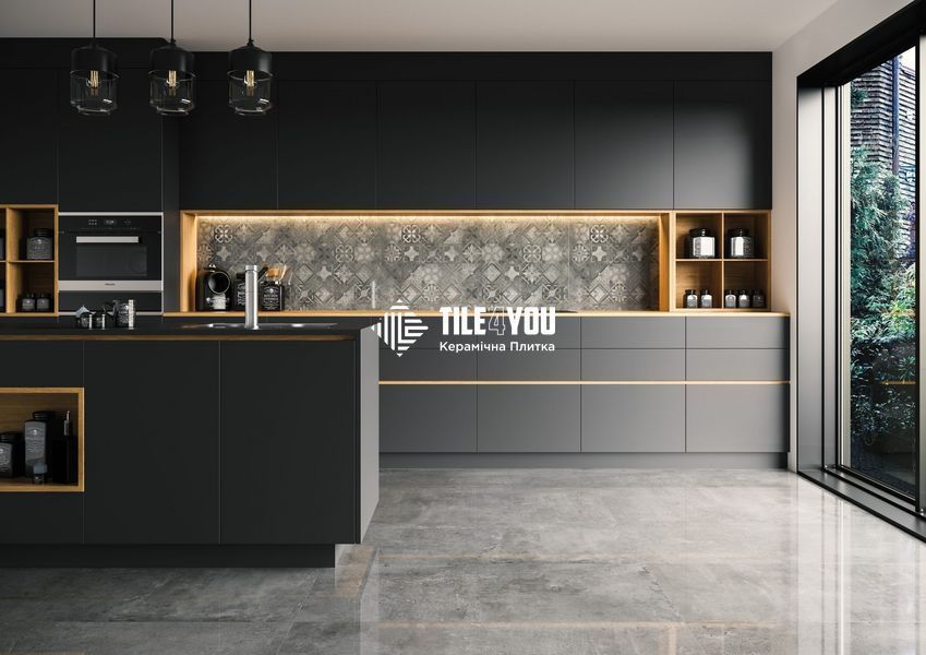 Керамогранит Cerrad | Плитка Softcement graphite polished 120 x 120 208455 фото