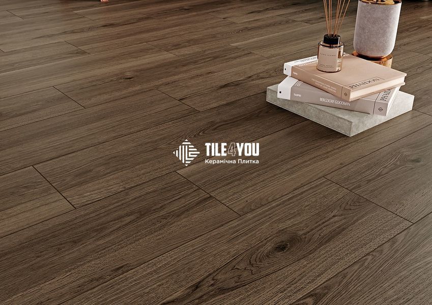 Плитка під дерево Cersanit | Calmwood Brown 18,5x59,8 18950 фото