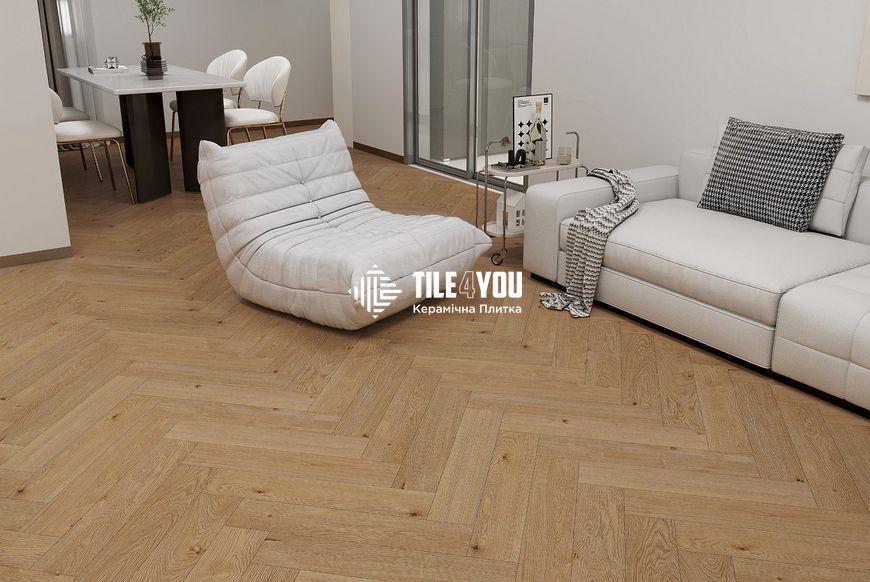 Вінілова підлога BlissGround | SPC Bora Bora Herringbone Line 60x12,5 (5/0.5mm+1mm) 201705 фото