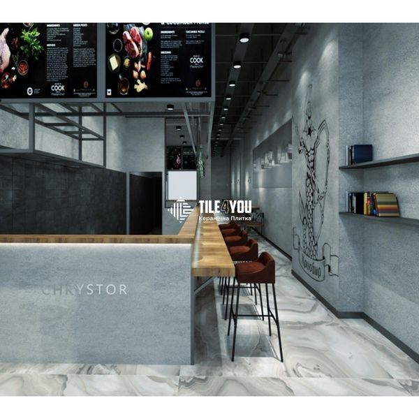 Керамогранит Ceramica Deseo | ONYX GREY JADE EC720 60x120 см 19468 фото