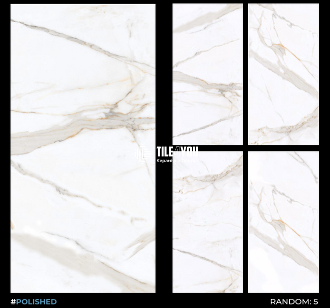 Керамограніт Italica | Regal Carara Polished 60x120 см 16071 фото