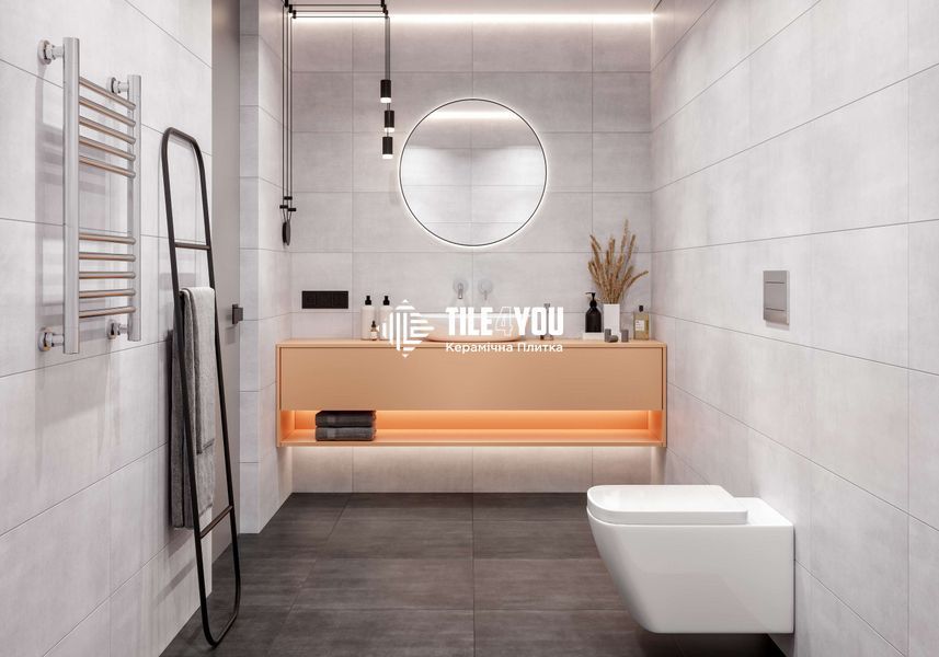 Керамограніт Golden Tile | Terragres Strada 5NGП30 світло-сірий 300х600 202668 фото