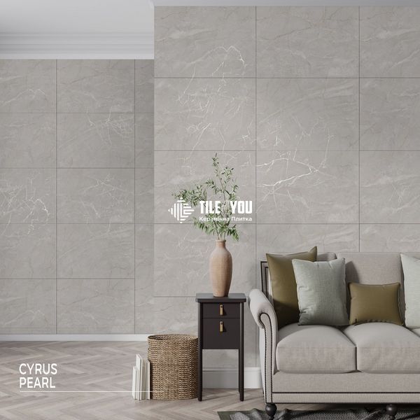 Керамограніт Ceramica Deseo | Cyrus Pearl 60x120 см 17446 фото