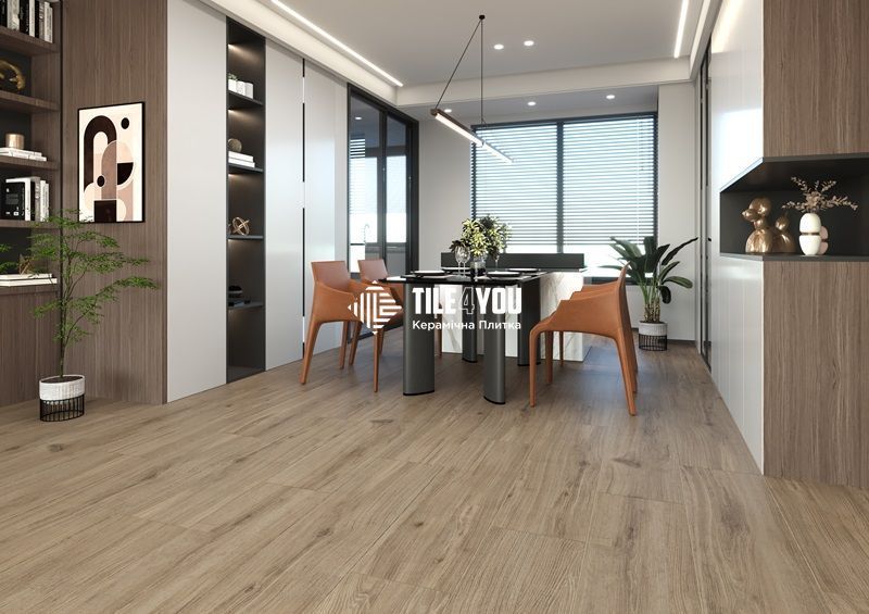 Керамограніт Ceramica Deseo | Brea Walnut 30x120 см 17396 фото