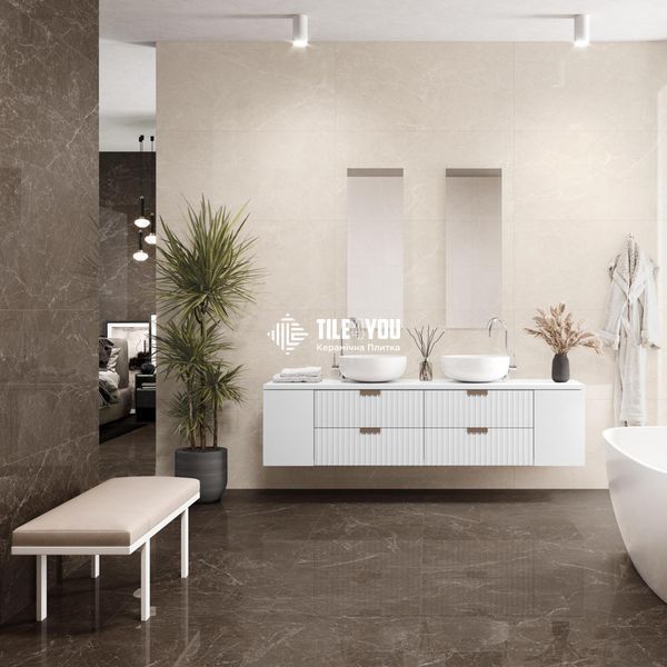 Керамогранит Ceramica Deseo | VENICE MARRONE EC729 60x120 см 19470 фото
