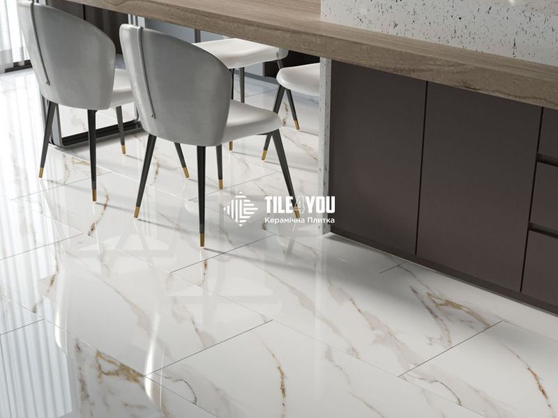 Керамогранит Fiera Ceramica | Gaios (Marble Calacata Rex 60х120 Full Lap) 600х1200х7 18220 фото