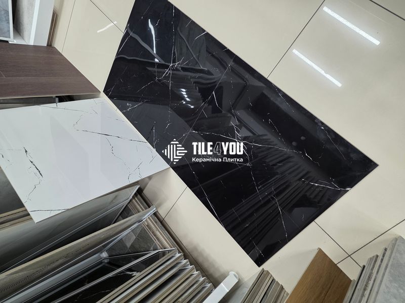Керамогранит Megagres | 6B6067 MARBLE BLACK 60x60 см 17703 фото