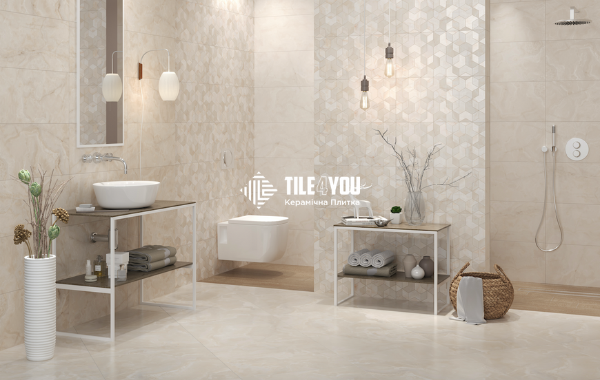 Плитка TEO CERAMICS (Allore) | Majestino MIX W\DEC M 308x608x8.5 NR Saten 1 16891 фото