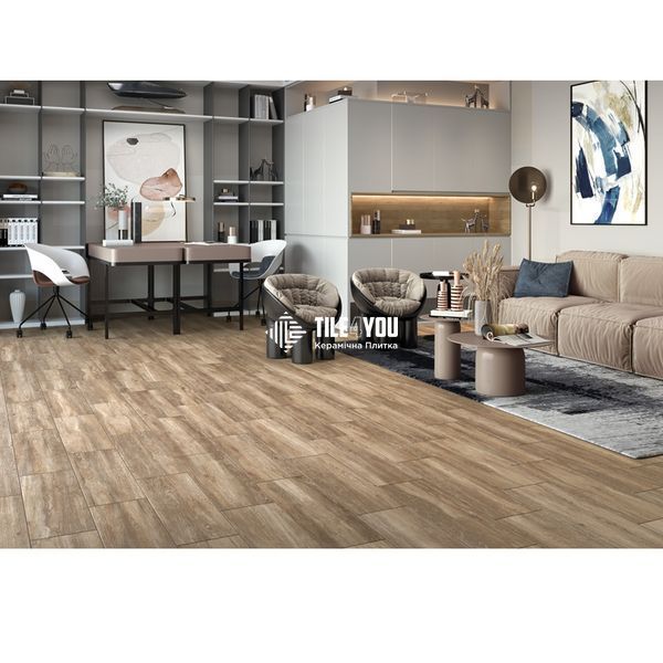 Керамограніт Ceramica Deseo | Nectaris Бежевий NT1P10 20x65 см 13206 фото