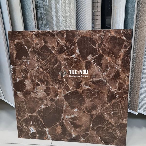 Сasa Сeramica | HIGH GLOSSY - H5023 BROWN 60x60 10701 фото
