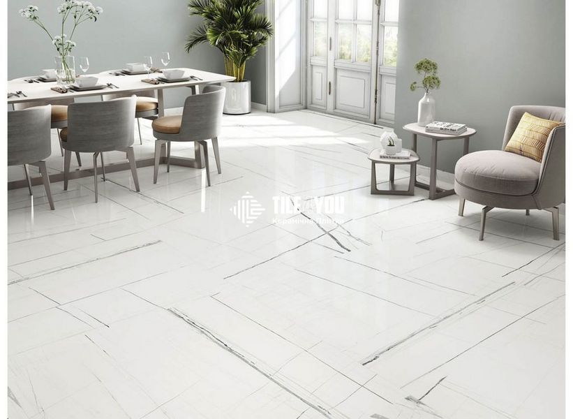 Керамограніт Baldocer Titanium White Pulido Rectificado 80х80 см 47906043 фото