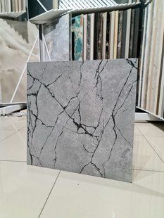 Керамограніт Inter Gres | Crackle сірий темний 6060 137 072 60x60 см 15826 фото