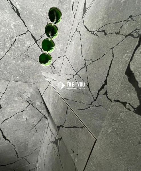 Керамограніт Inter Gres | Crackle сірий темний 6060 137 072 60x60 см 15826 фото