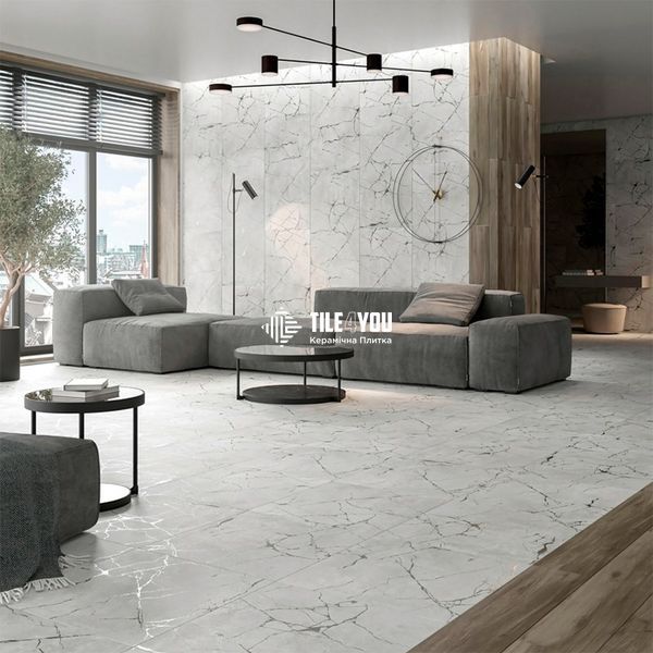 Керамограніт Inter Gres | Crackle сірий темний 6060 137 072 60x60 см 15826 фото