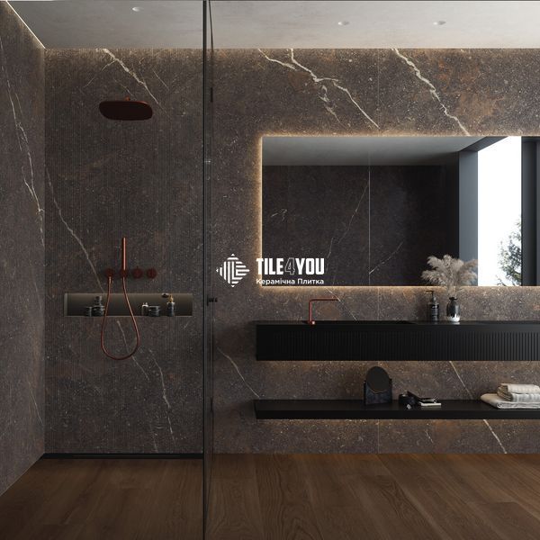 Керамограніт Peronda | Плитка Royal Brown Sp/R 100x100 см 209872 фото