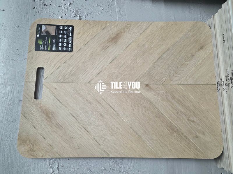 Виниловый пол SPC Havana Vibe Chevron Line 60x12,7 (5/0.5mm), BlissGround 201662 фото