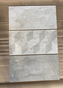 Плитка TEO CERAMICS (Allore) | Bergamo Grey W M 308x608x8.5 NR Glossy 1 16896 фото