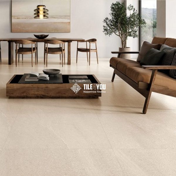 Керамогранит Ceramica Deseo | Плитка Victorian Stone Cream Aged Rect 100x100 см 209873 фото