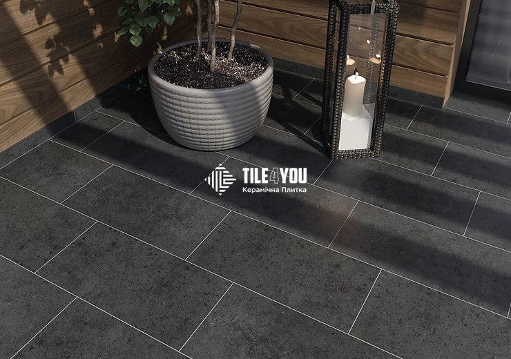 Керамогранит Cersanit | Highbrook Anthracite 29,8x59,8 18282 фото