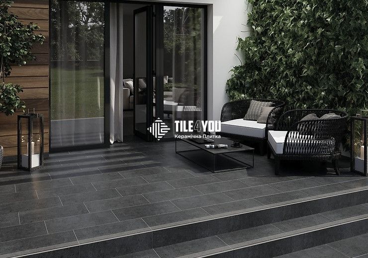 Керамогранит Cersanit | Highbrook Anthracite 29,8x59,8 18282 фото