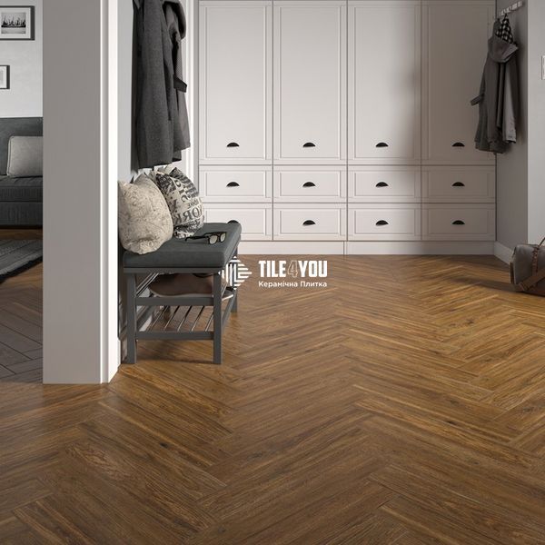 Плитка под дерево Cerrad | Noelwood Brown 11 x 60 202466 фото