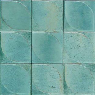 Керамогранит Marazzi | Crogiolo Lume Turquoise Struttura 3D Dew 10х10 Lux 11,5 мм (MQ89) 208673 фото