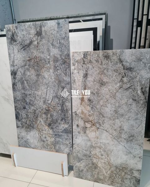 Керамограніт QUA Granite Martins Marble Dark FL 60x120 10907 фото