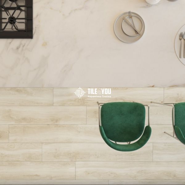 Керамограніт Ecoceramic | Helsinki Blanco 20х120 37216 фото
