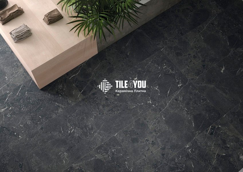 Керамогранит ALMERA CERAMICA | PULSE BLACK 60x120 см 19033 фото