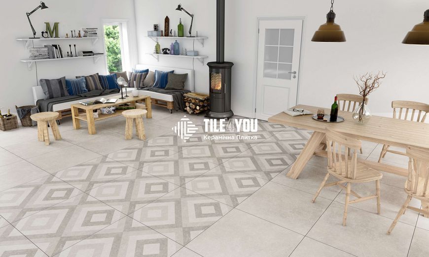 Керамогранит Golden Tile | Terragres Плитка Stonehenge 44А670 айвори 600x600x7 202519 фото