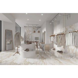 Керамограніт Teo Ceramics (Allore) | Calacatta Gold F P 600x1200x8 R Satin 1 60130186 фото