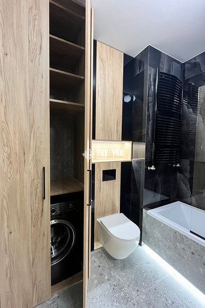 Керамограніт Netto Ceramika | Onyx Black High Glossy 60&times;120 17975 фото