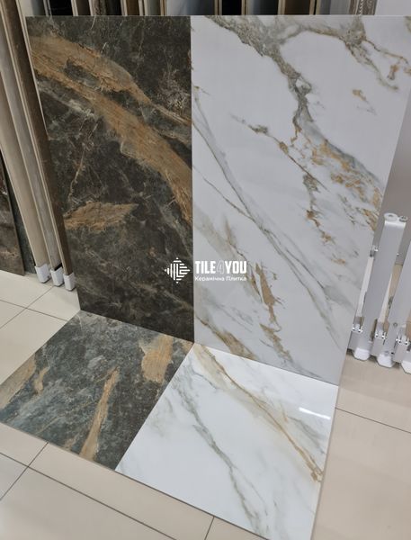 Керамограніт Inter Gres | Calacatta gold сірий 12060 35 071 120x60 см 15886 фото