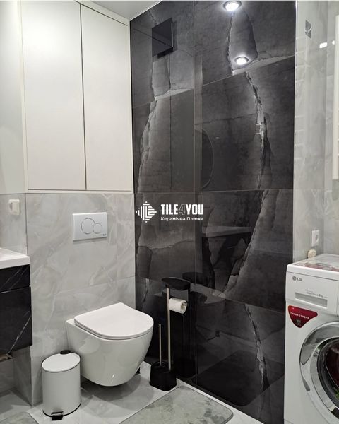 Керамограніт Netto Ceramika | Onyx Black High Glossy 60&times;120 17975 фото