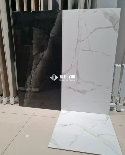 Керамограніт Netto Ceramika | Onyx Black High Glossy 60&times;120 17975 фото