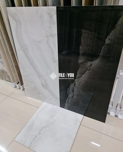 Керамограніт Netto Ceramika | Onyx Black High Glossy 60&times;120 17975 фото