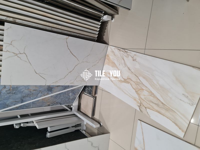 Керамограніт Teo Ceramics (Allore) | Calacatta Gold F P 600x1200x8 R Satin 1 60130186 фото