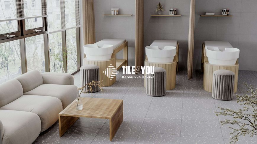 Керамограніт Golden Tile | Плитка Joy JOG580 світло-сірий 600x600x8 202581 фото