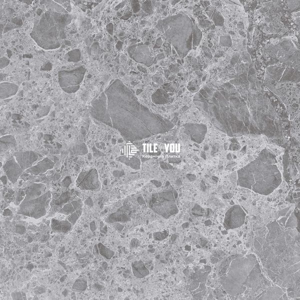 Керамогранит Ceramica Deseo | Teadora Dark Grey 60x60 см 18712 фото